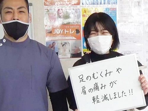 お客様と院長(高槻市在住 M・S様 女性)