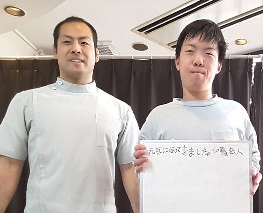 お客様と院長(お客様 男性)