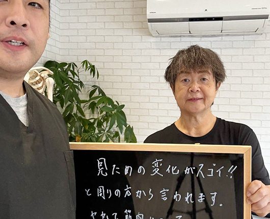 お客様と院長(お客様 60代女性(ダイエット))